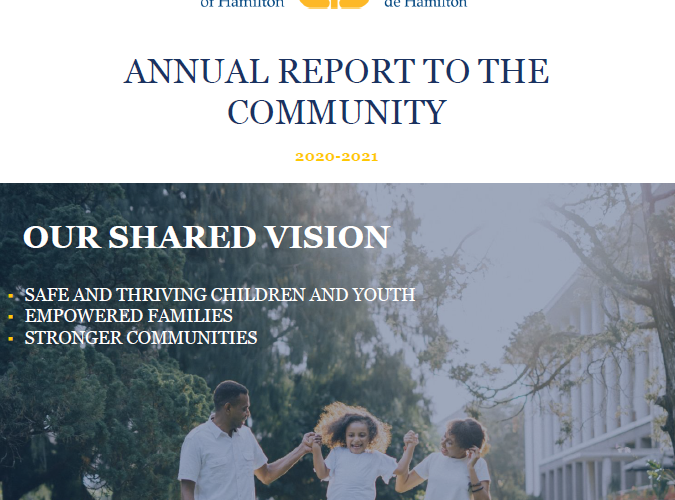 Catholic Children’s Aid Society of Hamilton 2020-21 Annual Report