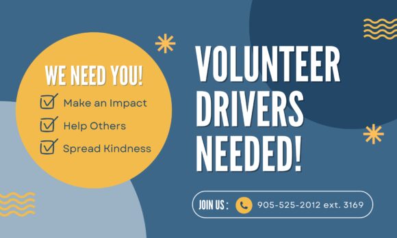 Volunteer drivers needed to help make an impact and spread kindness.